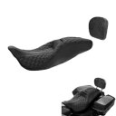 運転席助手席シーシーバー背もたれパッドハーレーロードグライド 2009-2023 に適合 Driver Passenger Seat Sissy Bar Backrest Pad Fit For Harley Road Glide 2009-2023