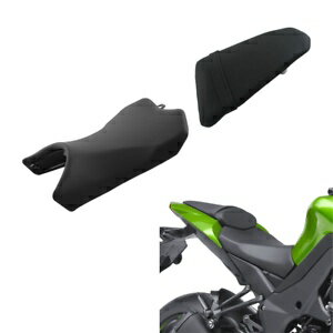 ブラック ドライバー ライダー & 助手席 カワサキ Z1000 Z 1000 2010-2013 11に適合 Black Driver Rider & Passenger Seat Fit For Kawasaki Z1000 Z 1000 2010-2013 11