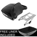 トランク背もたれクロームマウントハーレーツアーパックストリートロードグライド14-23 18に適合 Trunk Backrest Chrome Mount Fit For Harley Tour Pak Street Road Glide 14-23 18