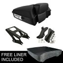 トランク背もたれマウントラックドッキングフィットハーレーツアーパックストリートグライド 14-23 17 Trunk Backrest Mount Rack Docking Fit For Harley Tour Pak Street Glide 14-23 17