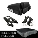 トランク背もたれマウントラックドッキングフィットハーレーツアーパックストリートグライド 14-23 17 Trunk Backrest Mount Rack Docking Fit For Harley Tour Pak Street Glide 14-23 17