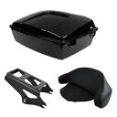 チョップドパック トランク バックレスト マウント ラック ハーレー ツアー パック ロードキング 09-13 に適合 Chopped Pack Trunk Backrest Mount Rack Fit For Harley Tour Pak Road King 09-13