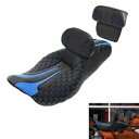 助手席運転席&背もたれハーレーツーリングロードキンググライド14-23 19に適合 Passenger Driver Seat & Backrest Fit For Harley Touring Road King Glide 14-23 19