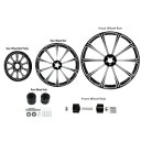 23 インチ前輪 + 18 インチ後輪リムハブプーリーハーレーロードキング 08-23 に適合 23'' Front Wheel +18'' Rear Wheel Rim Hub Pulley Fit For Harley Road King 08-23(2)