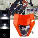 エンデューロ LED ヘッドライト XC XCW EXC EXCF シックスデイズ 250 350 450 500 690R SMCR に適合 Enduro LED Headlight Fits XC XCW EXC EXCF Six Days 250 350 450 500 690R SMCR
