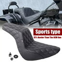 ハーレーソフテイル ローライダー/S/ST FXLR FXLRS FXLRST ゲルパッド 2 アップシート 2018-2024 For Harley Softail Low Rider/S/ST FXLR FXLRS FXLRST Gel Pad 2-Up Seat 2018-2024