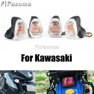 フロントリアターンシグナルライトインジケーターコネクタ KAWASAKI KLR650 08-18 ZX-6R用 Front Rear Turn Signal Light Indicator Connector For KAWASAKI KLR650 08-18 ZX-6R