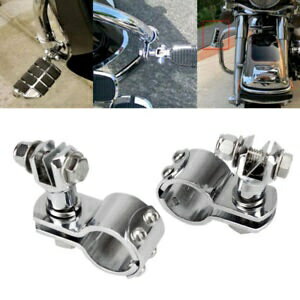 1 1/4インチ ハイウェイ エンジン ガード クラッシュバー マウント クランプ フットペグ ハーレー ツーリングに適合 1 1/4