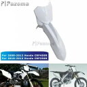 ダートバイクフロントナンバープレートフェンダープラスチックホンダ CRF250R CRF450R 2009-2013 Dirt Bike Front Number Plate Fender Plastics For Honda CRF250R CRF450R 2009-2013