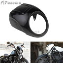 5.75 インチフロントガラスフロントヘッドライトフェアリングハーレースポーツスター XL883 1200 73-UP 5.75'' Windshield Front Headlight Fairing For Harley Sportster XL883 1200 73-UP
