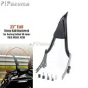シーシーバー バックレスト ハーレーダビッドソン ソフテイル ローライダー S FXLR FXLRS 2018-Up用 Sissy Bar Backrest F...