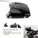 パック トランク & バックレスト ブラック ハーレー ストリート グライド スペシャル FLHXS 2014-2023 用 Pack Trunk & Backrest Black For Harley Street Glide Special FLHXS 2014-2023