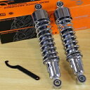 ハーレーダイナソフテイル FXR / XL スポーツスターリア調整可能なショック 298 ミリメートル / 11.75