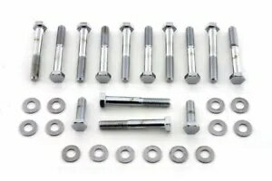 Colony ロッカー ボックス ヘッド スクリュー キット クローム ハーレー アイアンヘッド スポーツスター XL XLH 1957-76 Colony Rocker Box Head Screw Kit Chrome Harley Ironhead Sportster XL XLH 1957-76