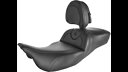 Saddlemen ロードソファ 拡張シート ブラック バックレスト ゲルフォーム 31インチ ハーレー ツーリング 08+ Saddlemen Roadsofa Extended Seat Black Backrest Gel Foam 31