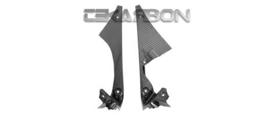2017 - 2020 ヤマハ YZF R6 カーボンファイバーサイドパネル 2017 - 2020 Yamaha YZF R6 Carbon Fiber Side Panels