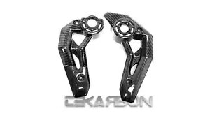 2017 - 2019 Kawasaki Ninja 650 カーボンファイバーリアフレームパネル 2017 - 2019 Kawasaki Ninja 650 Carbon Fiber Rear Frame Panels