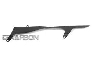 2006 - 2020 ヤマハ YZF R6 カーボンファイバー チェーンガード (ツイル) 2006 - 2020 Yamaha YZF R6 Carbon Fiber Chain Guard (Twill)