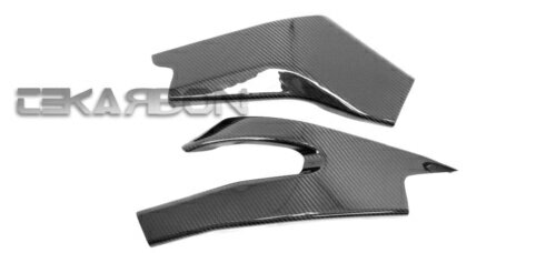 2017 - 2020 ヤマハ YZF R6 カーボンファイバー スイングアーム カバー 2017 - 2020 Yamaha YZF R6 Carbon Fiber Swingarm Covers