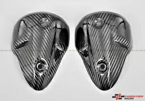 2010 Ducati Monster 696、1100 排気カバー - 100% カーボンファイバー 2010 Ducati Monster 696, 1100 Exhaust Covers - 100% Carbon Fiber