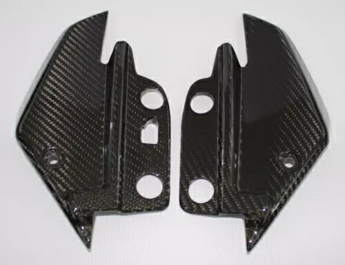 Aprilia Shiver 750 07-10用の内部ラグ&フォーム付きカーボンファイバー小型サイドパネル Carbon Fiber Small Side Panels w/Internal Lugs&Foam for Aprilia Shiver 750 07-10