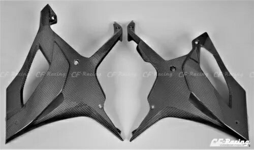 2019-2021 BMW S1000RR ロアサイドパネル - 100% カーボンファイバー 2019-2021 BMW S1000RR Lower Side Panels - 100% Carbon Fiber