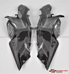 2015-2018 BMW R1200RS タンクサイドパネルエアインテーク - 100% カーボンファイバー 2015-2018 BMW R1200RS Tank Side Panels Air Intakes - 100% Carbon Fiber