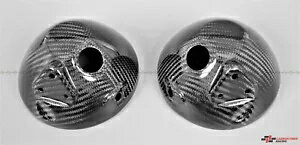 2021 Triumph Rocket 3 ヘッドライトカバー - 100% カーボンファイバー 2021 Triumph Rocket 3 Headlight Covers - 100% Carbon Fiber(2)