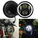 DOT 5-3/4インチ 5.75 LED ヘッドライト DRL Hi ロービーム ヤマハ V-Star XVS 650 950 1100用 DOT 5-3/4...