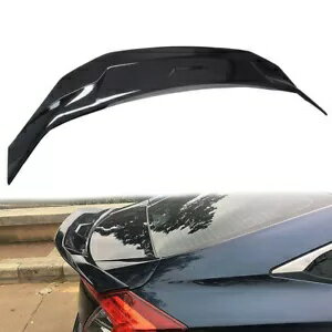 光沢のあるブラックリアトランクウイングスポイラーホンダシビック 4DR セダン 2016-2020 Glossy Black Rear Trunk Wing Spoiler For Honda Civic 4DR Sedan 2016-2020