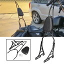 グロスブラック助手席バックレストパッドシーシーバーハーレースポーツスターXL 883 1200用 Gloss Black Passenger Backrest Pad Sissy Bar For Harley Sportster XL 883 1200
