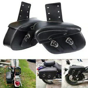 オートバイ PU サイドサドルバッグホンダシャドウエースセイバースピリット VLX600 750 1100 Motorcycle PU Side Saddle Bags For Honda Shadow ACE Sabre Spirit VLX600 750 1100