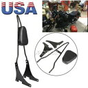 助手席背もたれシーシーバー パッドクッション付き ハーレースポーツスター XL 883/1200用 Passenger Backrest Sissy Bar With Pad Cushion For Harley Sportster XL 883/1200