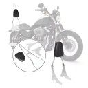 助手席シーシーバー背もたれパッドクッションハーレースポーツスター 1200 アイアン XL883N Passenger Sissy Bar Backrest Pad Cushion For Harley Sportster 1200 Iron XL883N