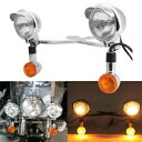 パッシングターンシグナルライトバーセットスズキイントルーダーヴォルシアVS VL 700 800 1400用 Passing Turn Signal Light Bar Set For Suzuki Intruder Volusia VS VL 700 800 1400(2)