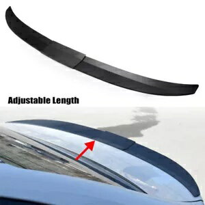 調整可能なリアトランクスポイラーリップウィングブラック車セダンユニバーサル Adjustable Rear Trunk Spoiler Lip Wing Black For Car Sedan Universal