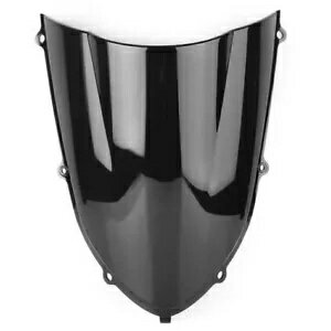 カワサキ ZX10R 2004 - 2005 フロントガラス ウィンドスクリーン ブラックに適合 Fit Kawasaki ZX10R 2004 - 2005 Front Windshield Windscreen Black