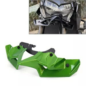 Kawasaki Z900 裸フロントスポイラーウイング空力リアスポイラーモーターグリーン For Kawasaki Z900 Naked Front Spoiler Wing Aerodynamic Rear Spoiler Motor green