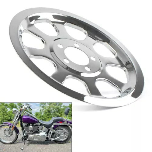 アウタープーリーカバー 70 歯 ハーレーダビッドソン FXST FLST オートバイクローム Outer Pulley Cover 70 Tooth For Harley Davidson FXST FLST Motorcycle Chrome