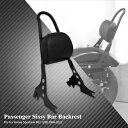取り外し可能な助手席背もたれシーシーバーパッド ハーレースポーツスター 2004-2022 に適合 Detachable Passenger Backrest Sissy Bar Pad Fit For Harley Sportster 2004-2022