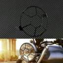 6.3インチオートバイグリルマウントヘッドライトランプフロントカバーマスクホンダジープ用 6.3" Motorcycle Grill Mount Headlight Lamp Front Cover Mask Fit For Honda Jeep