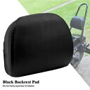 ブラック シーシーバー 助手席背もたれパッド ハーレー スポーツスター XL 883 1200 48 04-22用 Black Sissy Bar Passenger Backrest Pad For Harley Sportster XL 883 1200 48 04-22