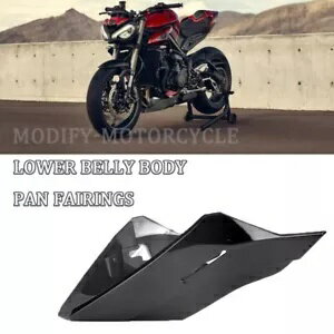下部エンジンベリーボディパンフェアリングトライアンフストリートトリプル 765R RS MOTO Lower Engine Belly Body Pan Fairing FOR Triumph Street Triple 765R RS MOTO