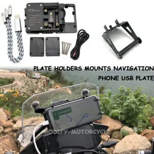GPS マウントナビゲーション電話 USB プレートホルダーハスクバーナ ノルデン 901 2022-2024 用 GPS Mounts Navigation Phone USB Plate Holder For Husqvarna Norden 901 2022-2024
