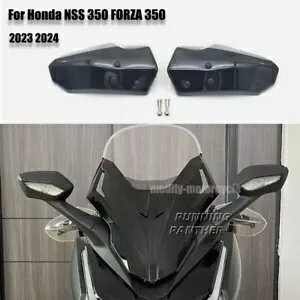 ホンダ NSS 350 FORZA 350 2023 2024 ハンドルガード シールド プロテクター カバー ブラック Honda NSS 350 FORZA 350 2023 2024 Handle Guards Shield Protector Cover BLACK