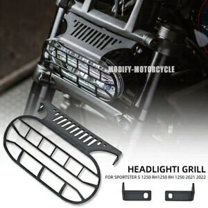 ヘッドライトメッシュグリルガード ハーレースポーツスター S RH1250S 2021 2022 2023 2024用 Headlight Mesh Grille Guard For Harley Sportster S RH1250S 2021 2022 2023 2024