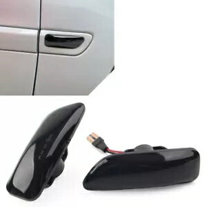 ダイナミックスモークLEDサイドマーカーターンシグナルライトはボルボS60 S80 MK1 V70 XC90に適合します。 Dynamic Smoked Led Side Marker Turn Signal Light FITS Volvo S60 S80 MK1 V70 XC90
