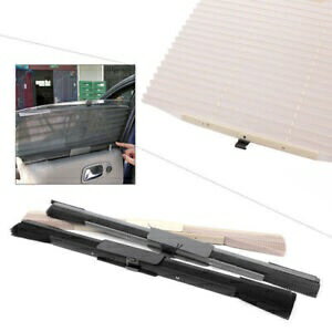 46 センチメートルオートリアサイドウィンドウカーテンサンシェードメッシュグレーカバー UV プロテク..