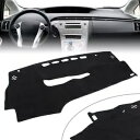 黒ダッシュマットダッシュボードカバーダッシュマットパッド LHD トヨタプリウス 2010-15 11 12 Black Dash Mat Dashboard Cover Dashmat Pad For LHD Toyota Prius 2010-15 11 12