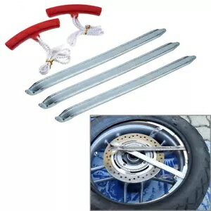 車のオートバイ用の赤いタイヤ保護カバー付き12インチタイヤ修理スキッドツール 12Inch Tire Repair Skid Tool With Red Tire Protection Cover For Car Motorcycle